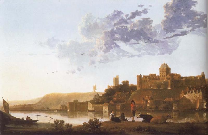 Aelbert Cuyp View of the Valkhof at Nijmegen oil painting picture